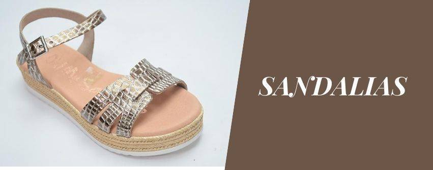 Colección y catálogo de sandalias para niñas